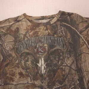 Gander Mountain Casual Crew Neck Shorts Sleeve T Shirt Adult Mens Size L Camo